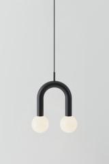 Suspension minimaliste en U 2 lumières Rigoberta Super Curved. Robin. Suspension minimaliste en U 2 lumières Rigoberta Super Curved. Robin.