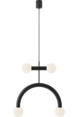 Suspension tube de métal 4 lumières Rigoberta Duo. Robin. Suspension tube de métal 4 lumières Rigoberta Duo. Robin.