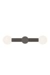 Matte black metal wall lamp Rigoberta Duo. Robin. 