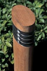 Ellipse balise de jardin teck et bronze section ovale 70cm. Royal Botania. Ellipse balise de jardin teck et bronze section ovale 70cm. Royal Botania.