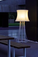 Outdoor 3D white epoxy aluminum floor lamp. Royal Botania. Outdoor 3D white epoxy aluminum floor lamp. Royal Botania.