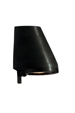 Beamy patinated black garden step light. Royal Botania. 