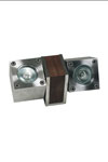 Outdoor spotlight 2 directional lights, wood and stainless steel Q-BIC. Royal Botania. 