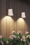 Beacon Wall white porcelain outdoor wall sconce. Royal Botania. 