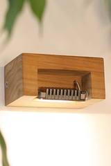 Log teak rectangular wall light. Royal Botania. Log teak rectangular wall light. Royal Botania.