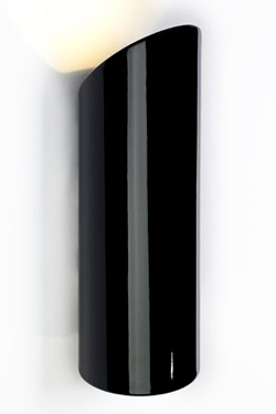 Moso Down black design exterior wall lamp. Royal Botania. 