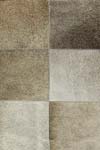 Tapis gris en peau Madrid 120x180. Santelmo. 