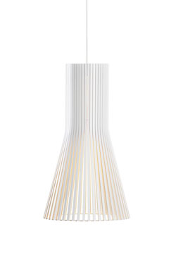 Petite suspension conique en bouleau naturel. Secto Design. 