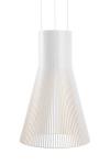 Magnum maxi suspension conique noire et bois. Secto Design. 