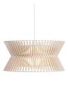 Kontro suspension géométrique noire et bois. Secto Design. 