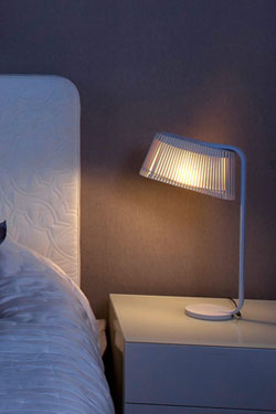 Owalo lampe de table ou de chevet blanche . Secto Design. 