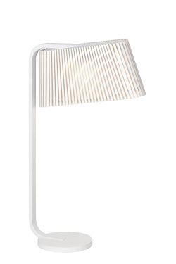 Owalo lampe de table ou de chevet blanche . Secto Design. 