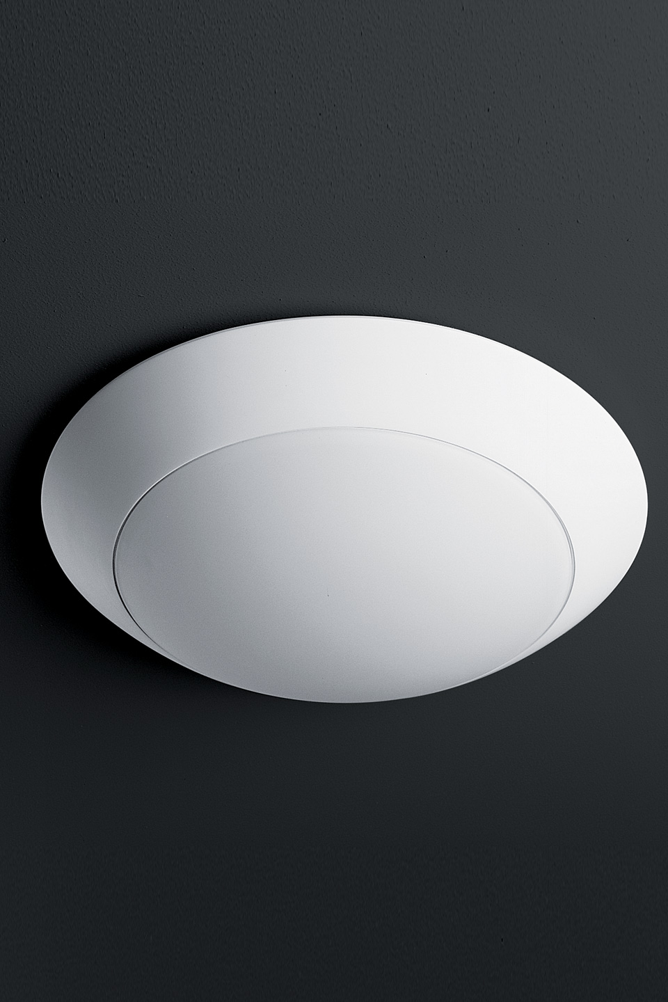 Round Ceiling Lamp In Inverted Dome Clean Style