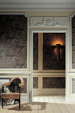 Cone 1487 natural plaster wall in fluted cone. Sedap. 