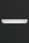 Sugar LED 30 wall lamp in rectangular natural plaster white 30cm. Sedap. 