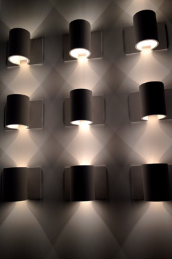 Red tube wall lamp Ana. Sedap. 
