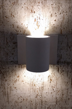 Red tube wall lamp Ana. Sedap. 