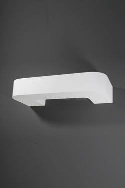 Short wall lamp natural plaster Paperclip. Sedap. 