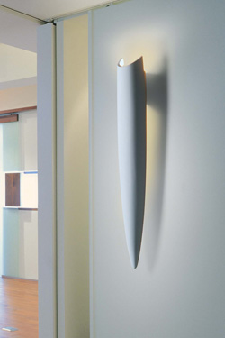 Long Vanilla  bean wall lamp 110cm. Sedap. 