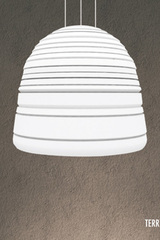 Grooved plaster pendant Terre 50. Sedap. Grooved plaster pendant Terre 50. Sedap.