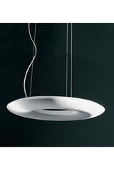 Halo circular suspension, powerful LED indirect lighting. Sedap. Halo circular suspension, powerful LED indirect lighting. Sedap.