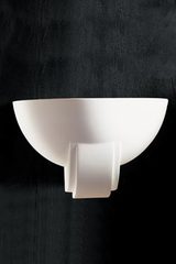 1340 cauldron wall lamp with natural white plaster molding. Sedap. 1340 cauldron wall lamp with natural white plaster molding. Sedap.