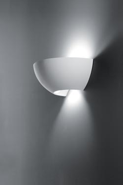 1740 natural plaster wall lamp. Sedap. 