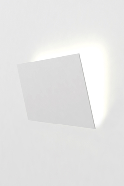 Format A3 wall lamp in white natural plaster. Sedap. 