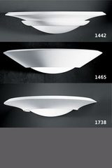 Wall lamp cauldron shape plaster and frosted glass 1442. Sedap. 