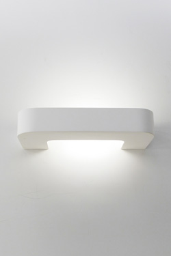 Short wall lamp natural plaster Paperclip. Sedap. 