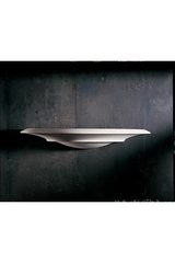 Thin and long 1300 cauldron wall lamp in natural white plaster. Sedap. Thin and long 1300 cauldron wall lamp in natural white plaster. Sedap.