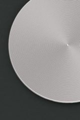 Venus 35 round spiral wall lamp in natural white plaster. Sedap. 