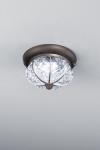 Small baloton crystal glass diamond ceiling light Raggio. Siru. 