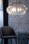 6-light blown glass pendant lamp Harem 70cm. Siru. 