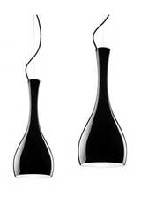Suspension double ITTEKI 2 en verre opale brun. Sottoluce. Suspension double ITTEKI 2 en verre opale brun. Sottoluce.