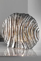 Dune lampe en céramique argent. Munari par Stylnove Ceramiche. Dune lampe en céramique argent. Munari par Stylnove Ceramiche.