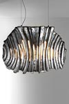 Dune suspension en céramique argent. Munari par Stylnove Ceramiche. 