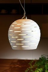 Giasone suspension ronde céramique blanc mat. Munari par Stylnove Ceramiche. Giasone suspension ronde céramique blanc mat. Munari par Stylnove Ceramiche.