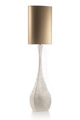Lampadaire arrondi damassé et abat-jour cylindrique. Munari par Stylnove Ceramiche. Lampadaire arrondi damassé et abat-jour cylindrique. Munari par Stylnove Ceramiche.