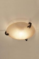 Solune ceiling light in amber glass 40cm. Terzani. Solune ceiling light in amber glass 40cm. Terzani.