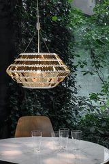 Kika diamond pendant gold and white finish 67cm. Terzani. Kika diamond pendant gold and white finish 67cm. Terzani.