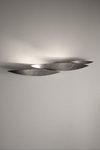 I Lucci modern wall light in brushed nickel. Terzani. 