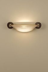 Solune wall lamp in amber glass. Terzani. Solune wall lamp in amber glass. Terzani.