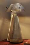 Tourbillon lampe inox. Thierry Vidé. Tourbillon lampe inox. Thierry Vidé.