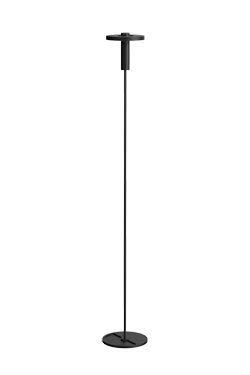 Beads lampadaire downlight en aluminium et acier noir. Tonone. 