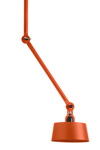 Articulated ceiling lamp orange, two arms Bolt. Tonone. 