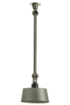 Green ceiling lamp Bolt, with one 50cm vertical rod (underfit). Tonone. 