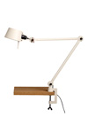 Desk lamp Bolt Desk with two arms, in crème-white metal. Tonone. 