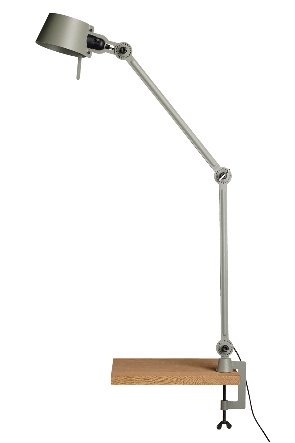 Desk lamp Bolt Desk with two arms, in orange metal. Tonone. 