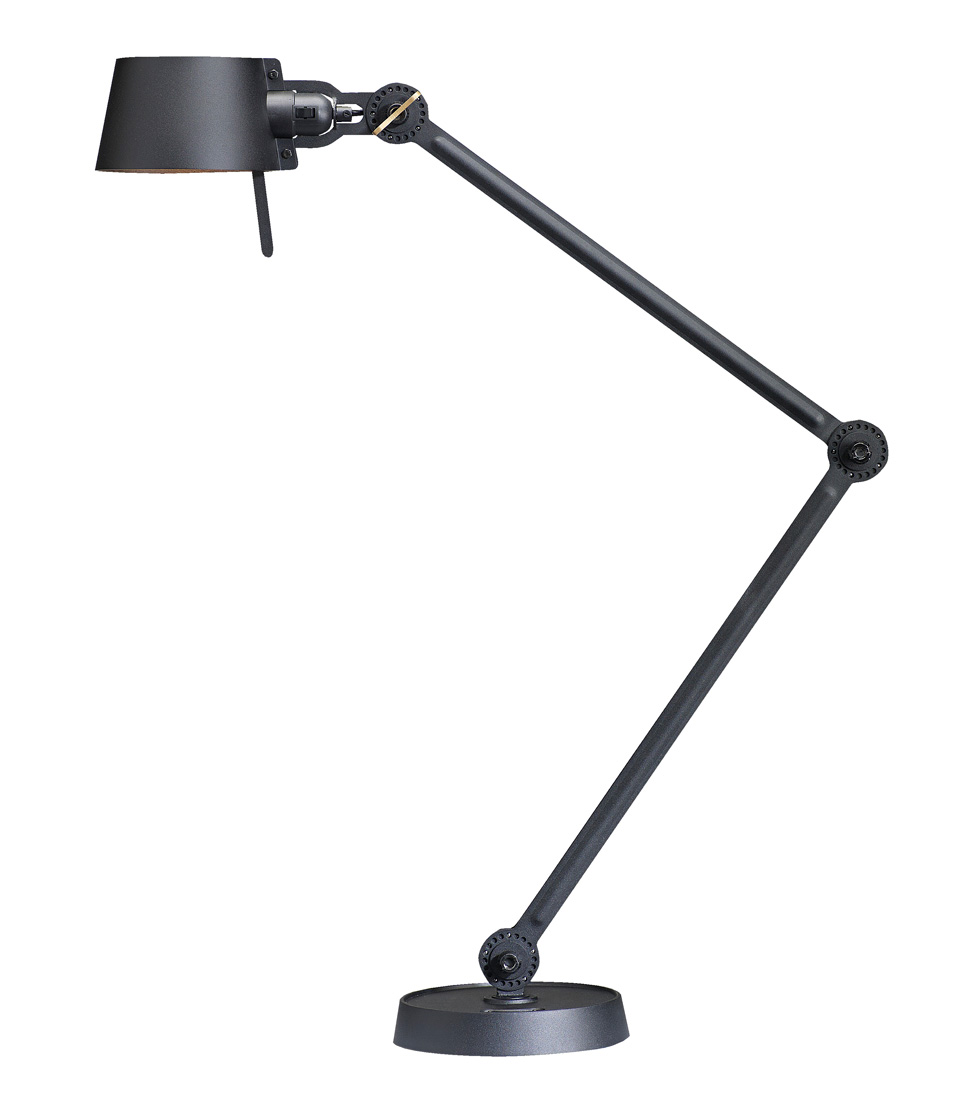 Desk lamp in mat black with two arms Bolt Desk. Tonone. 